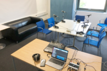 Podcasting set up and equipment